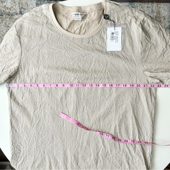Eleven Paris Crackle Short Sleeve T-Shirt Oxford Tan Men’s Size XXL New - Picture 3 of 8